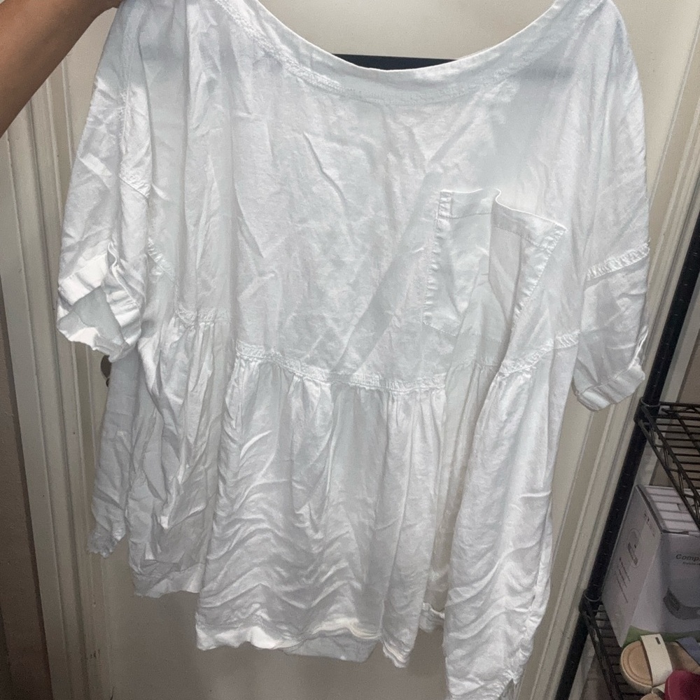 Free People White Blouse